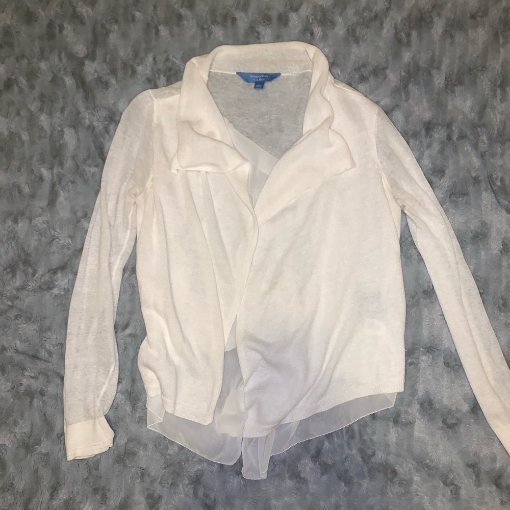 Cotton sweater/cardigan